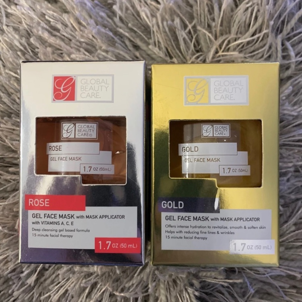 Face Mask Bundle with Rose and Gold